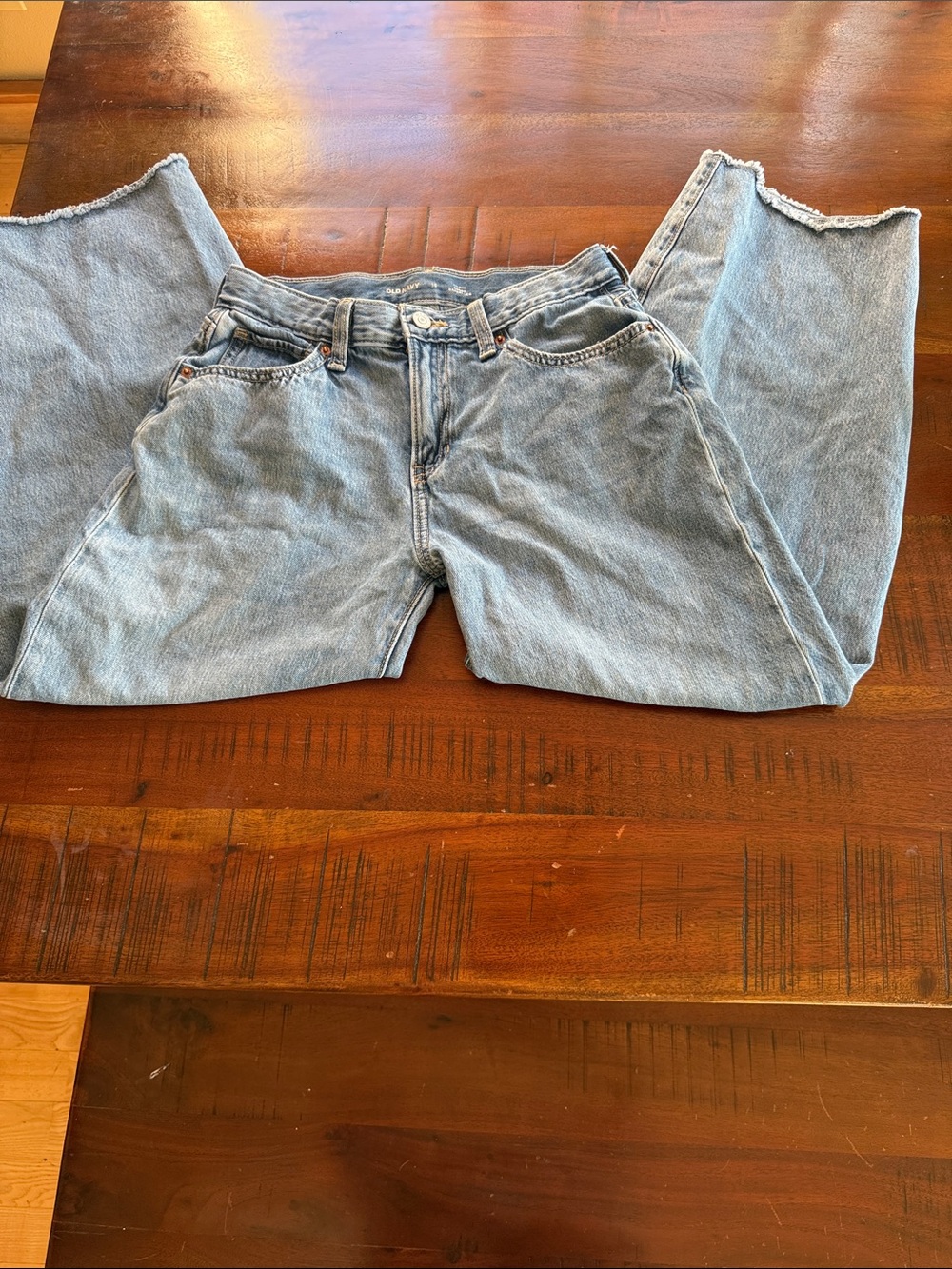 Old Navy Light Blue barrel jeans